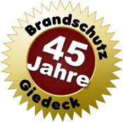 Brandschutz Giedeck 45 Jahre