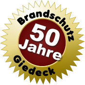 Brandschutz Giedeck 50 Jahre
