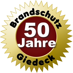 Brandschutz Giedeck 50 Jahre